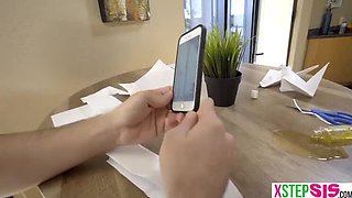 Step Sister Stuck - Cadey Mercury Takes Advantage of Tight Teen POV
