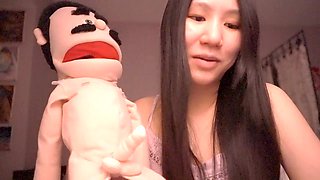 Small cock, asmr asian, fuckpuppet