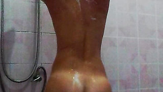 Sexy Bubble Showering and Hair Washing