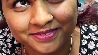 Vaishnavy Pee and Wash in Nighty Bathroom Scene