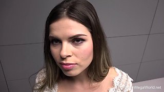 Security Guard Steve Q. Pounds Brunette Sarah Smith Doggy