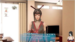 3D Hentai Fucking My Ninja Roommate on Sofa
