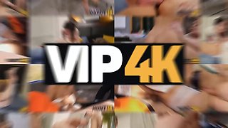 Vip4k. casual hardcore action of the bride in wedding clothes and stranger in the douche