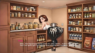 Grandpa Lesson Taboo Hentai Game Ep.2 Cum All Over His Grandson Wife Ass in the Pantry!