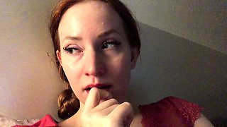 Amateur striptease and Solo masturbation