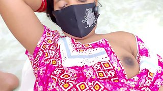 Make happy my lonely Indian Milf stepmom in my bedroom Desi xxx