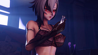 Genshin Impact - Arlecchino's Horny Sex Potion (Animation with Sound)