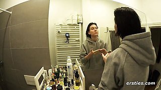Ersties featuring ladylove's big natural tits smut