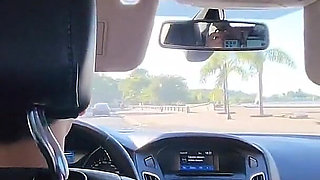 Anal Sex in the Car with a Public View Coastal Walk