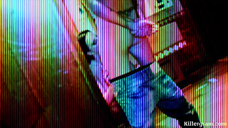 Sexy Big Tits Babe Kerry Louise Fucks Her Bwc Stud in the Toilet