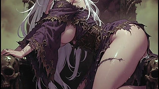 Seductive Necromancer Elf, Anime