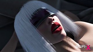 Sci-Fi Compilation of Zero-G Deepthroat and Anal on an Orbital Station