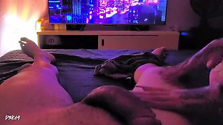 Stepmom Handjob With Long Nails After Cum - Post Orgasm Wank ASMR
