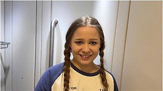 Helped Montanasvibe Carry Her Things On The Train, Then Fucked Her In The Toilet