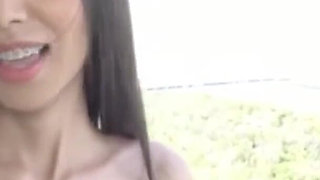 18yo Petite Asian Gets BBC Breeding & Filled