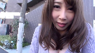 Asian MILF Aya Kisaki teased in public with a remote vibrator