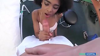 A Brazilian Student 18+ Yields Her Hairy Pussy To A Dirty Doctor - Luna Corazon