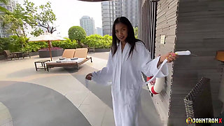 Johntronx - Picture-perfect Thai Amateur Babe Gets Banged in the Pool