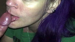 Czech amateur blowjob and fucking POV in public
