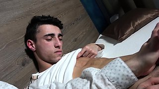 Handsome Czech Boy With Abs Gets Handjob by Stranger