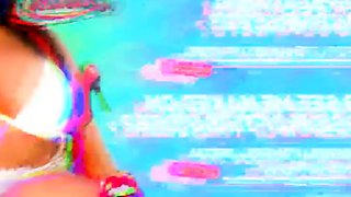 Sexy latina queen filthy chatting and playing with her