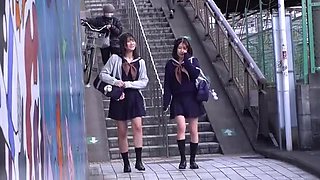 Amateur Variety: Best Friend High School Girls Compete on a Seesaw with Huge Fixed Dildos x2xD549EB548688A3EBA2