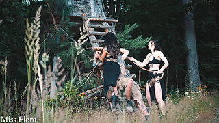 Biting the Festival Boy in the Woods with Snorfux & Goddess Yazmin