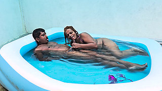 Pool Fucking Party Big Booty Queen Nilmini Sheron Hard Fuck