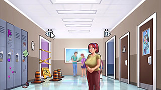 Summertime saga: the nurse helped Johannes