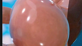 Fat Ass Fortnite Slut Getting Her Tight Oiled up Pussy Fucked