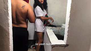 My stepsister is caught with her friend