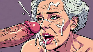 Vintage Cartoon Style Facials
