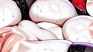 Anime Girl Pussy Destroyed - Crazy Loud Moans & Filled with Thick Cum