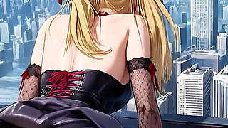 Amane Misa Seduced Light on the Roof of the Headquarters in the Ai Adaptation of Death Note