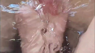 Ruined Orgasm.my New Handjob in the Bathtub