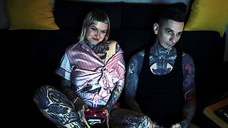 We were watching a horror n I heard something in closet and