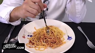 Kinky Teen Stepsis Caught by Stepmom Fucking Stepdad & Stepbro - TeamSkeet Taboo Threesome