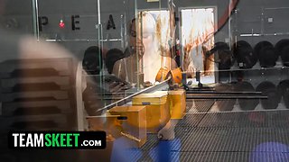 Luna has a off the hook sex toy in her snatch and can please herself at any time just by the touch of a button