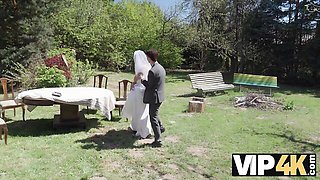 Wedding day movie with voluptuous Steve Q from VIP 4K