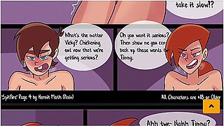 The Fairly Oddparents - Adult Timmy And Vicky Fight Turns Into Sex Step Brother Fucks Step Sister With Car Toon And Karlee Grey