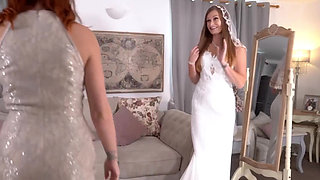 Lesbian Bride Cheats with Bridemaid on Wedding Day