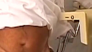 Mature Nurse Drains Her Patient Dry During Exam
