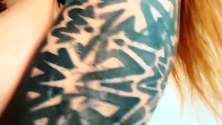 Big boobs milf masturbates with her dildo