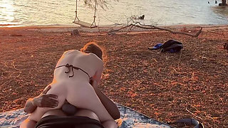 The Pirate Fucks Slut on Deserted Island