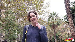 German Scout - Inked Small Tits Dirty Girl Silvia Ruby Pick up for Casting Fuck