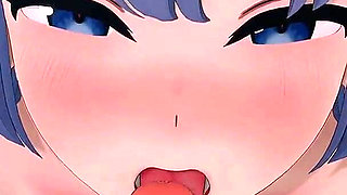 Hayase Yuuka Blowjob Blue Archive Hentai Mmd 3D Blue Hair Color Edit Smixix