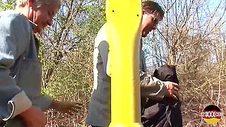 Older Blonde Picked to Suck and Fuck