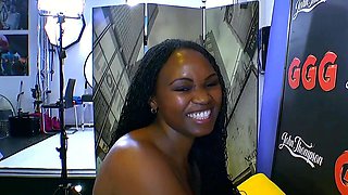 Black nurse who loves the taste of bukkake