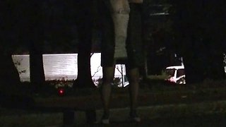 Cute girlfriend exposing her boobs & masturbating♡in