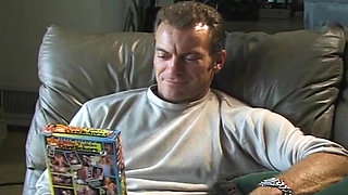 Hot Blonde Enjoys Passionate Sex on the Couch